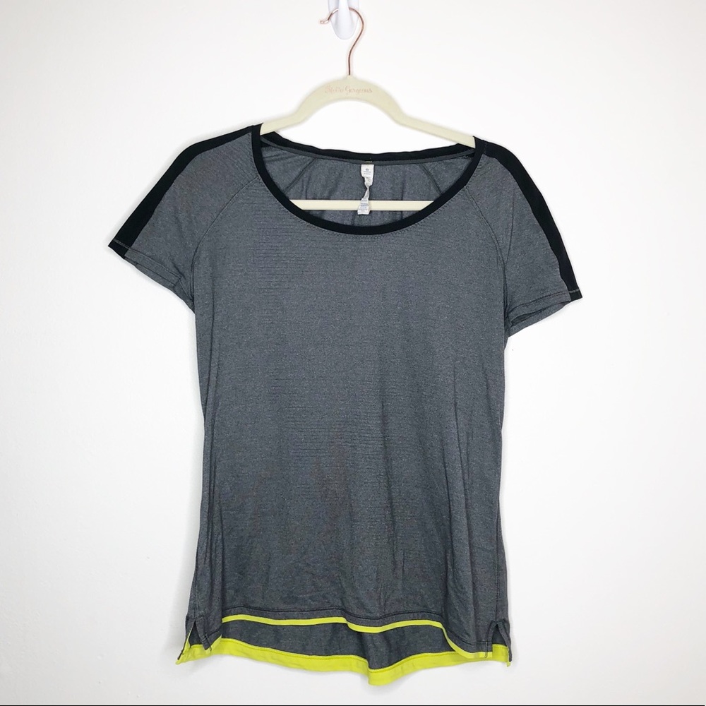 Lululemon Athletica Grey Short Sleeve Tshirt Top